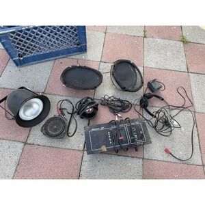 Vintage DJ Audio Gear Lot American DJ RS-40 Bose Speaker Sony MDR-V1 Headphones
